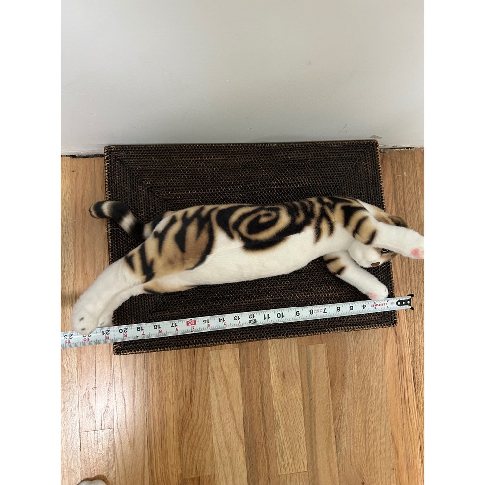 Touch Tachii Tacchi Zoo Gao Realistic Tabby Cat cream 22" Plush Japan Tall - Picture 8 of 10